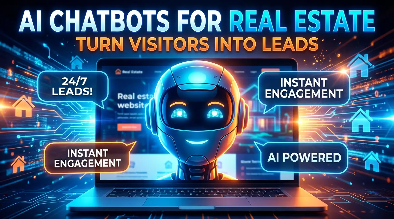 AI chatbot helping home buyers on real estate website