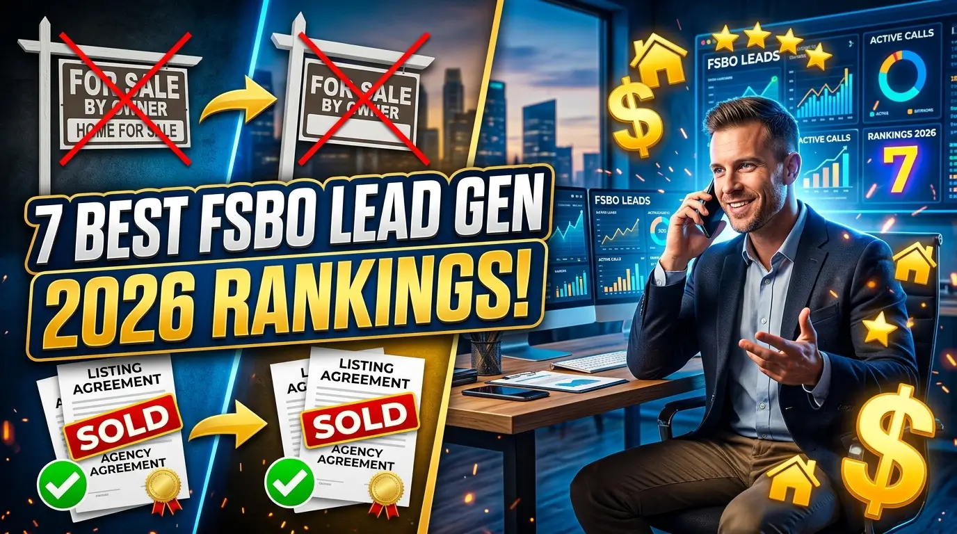 Best FSBO lead generation tools for real estate agents 2026