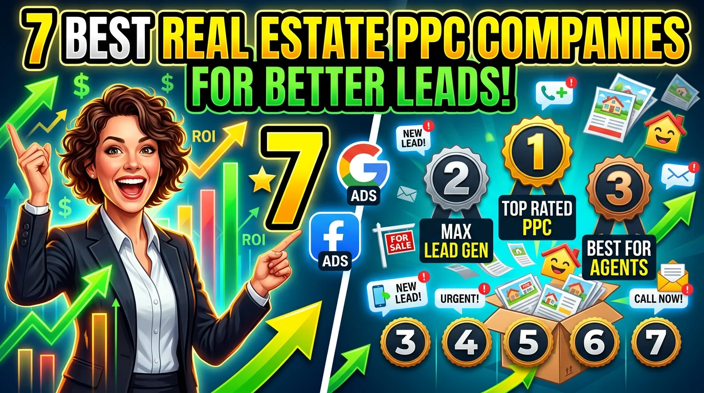 Comparison of the best real estate PPC companies for agents