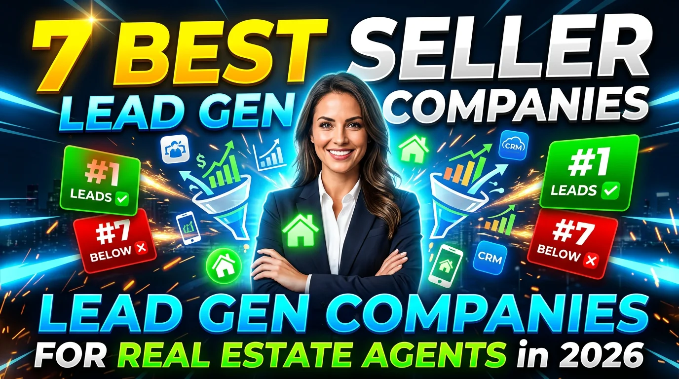 Best seller lead generation companies for real estate agents ranked in 2026