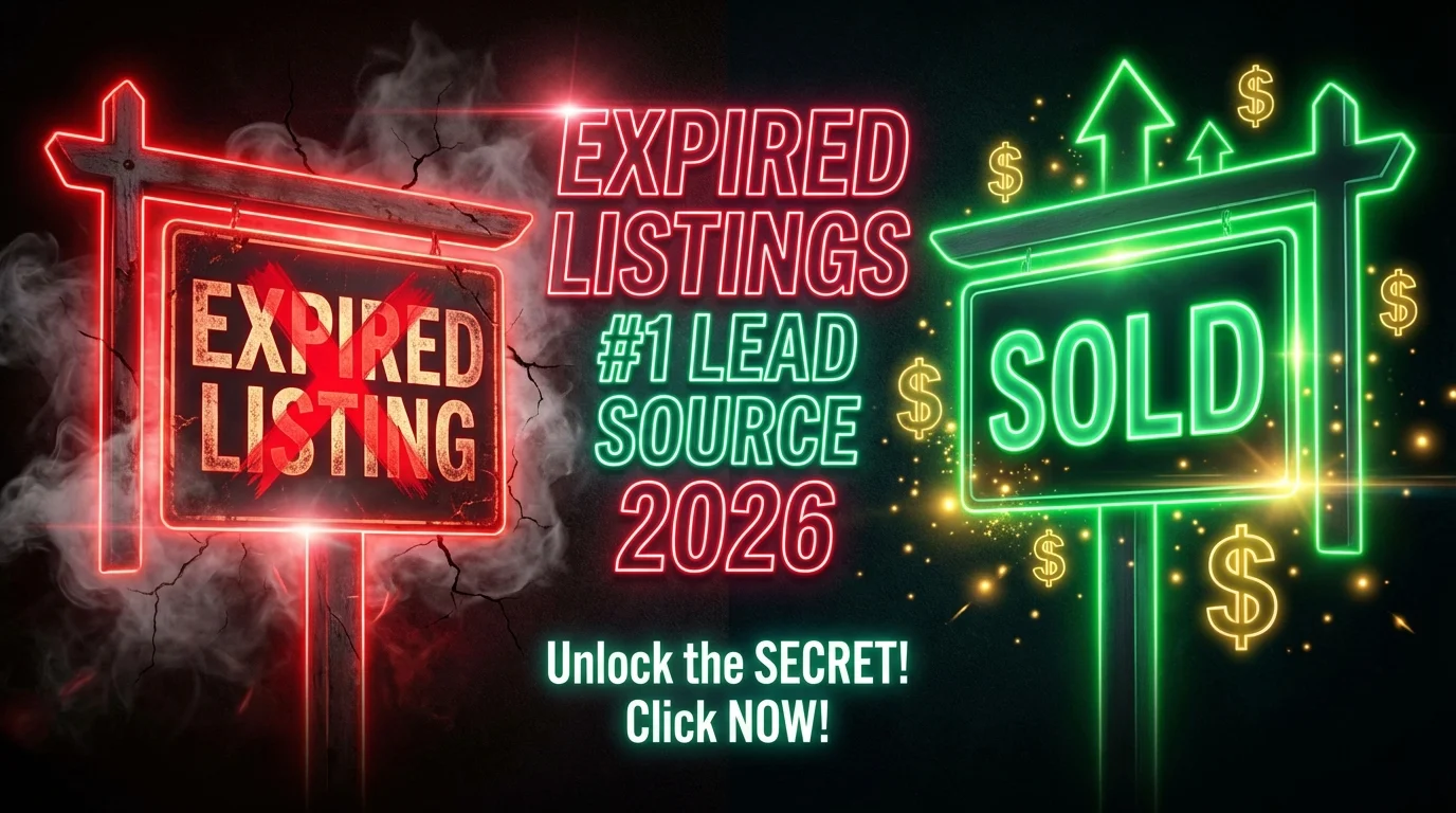 Expired listings are the best real estate lead source in 2026 based on conversion data