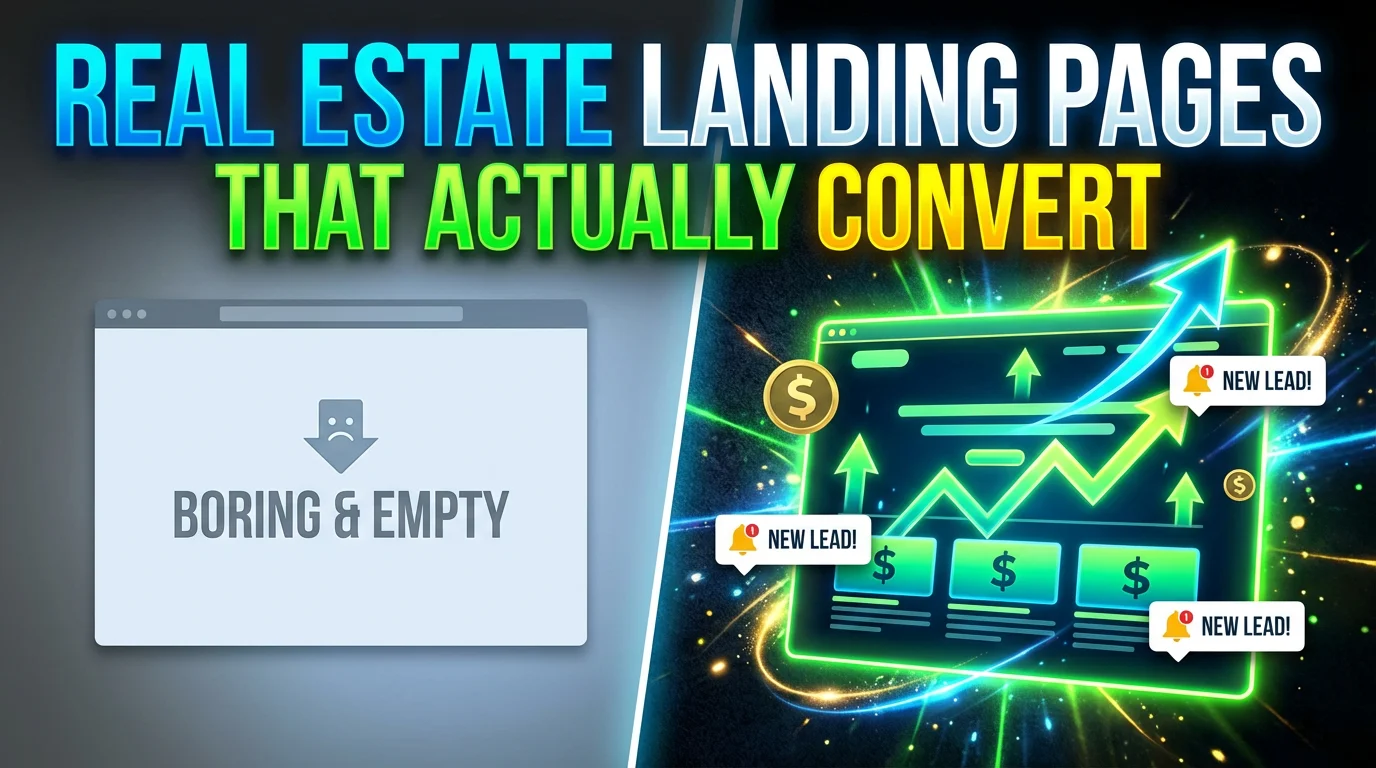 Real estate landing page conversion blueprint for agents