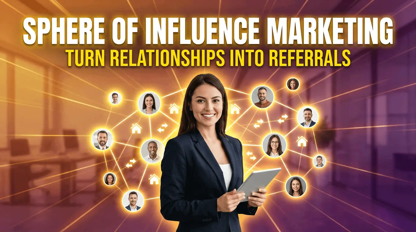 Real estate agent networking and building relationships for referrals