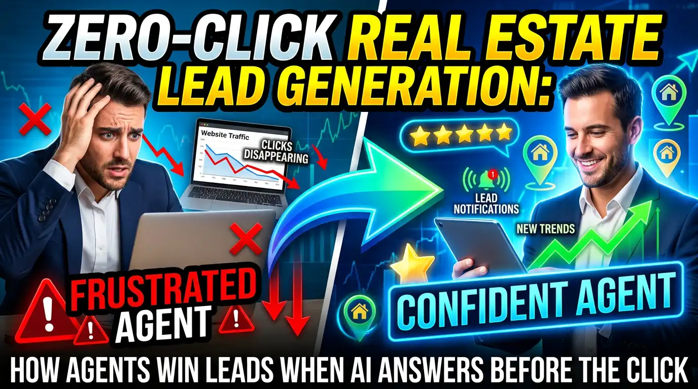 Real estate agent winning leads from AI search and zero-click answers