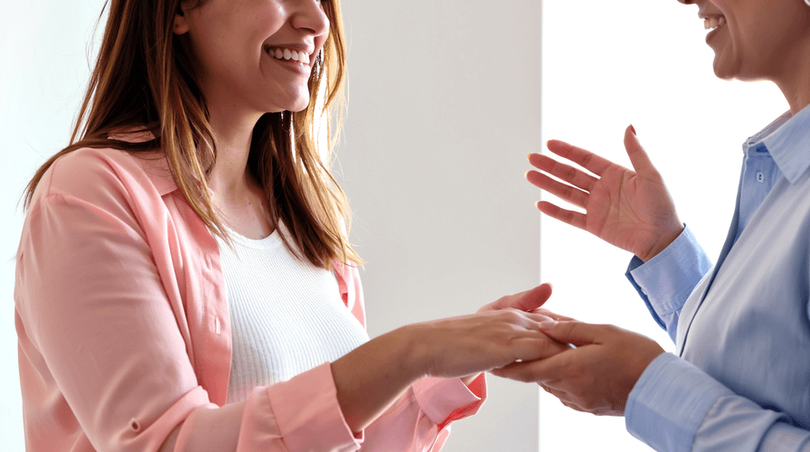 Real estate professionals working together